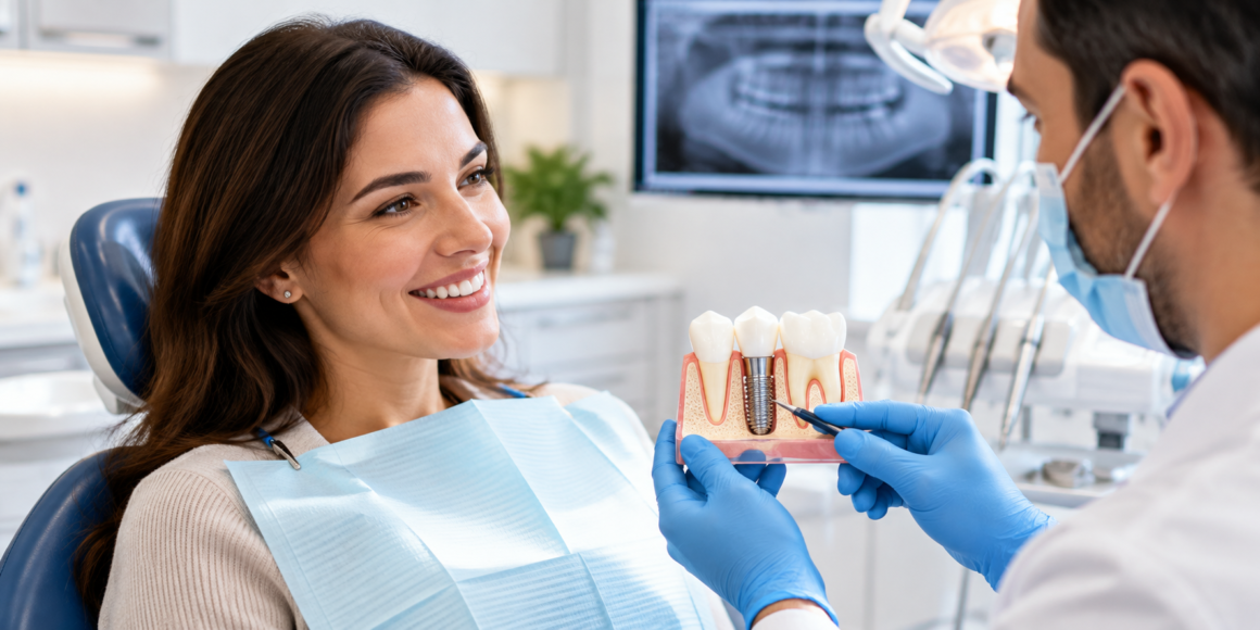 Dental Implant Consultation in a Modern Clinic